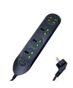 Сетевой Удлинитель WUW-C133 4хUSB 2500W 10А 2m, Black
