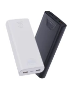 Внешний аккумулятор Power Bank WUW Y144 USB/Type-C 12 W 20000mAh, Black