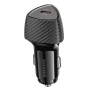 Автомобільне зарядне пристрій BOROFONE BZ31B Solid single-port PD30W 3A car charger, Black