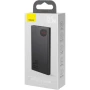 Внешний аккумулятор Power Bank Baseus Adaman Metal Digital Display QC3.0 22.5W 10000mAh, Black