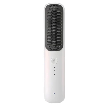 Бездротовий гребінець для випрямлення волосся Xiaomi Cordless Hair Straightener Brush 3200 mAh, White