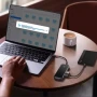 USB - хаб Baseus AcmeJoy 5-Port Type-C HUB Adapter Type-C to USB / Type-C / RJ45, Gray ( WKJZ010113 )