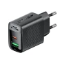 Мережевий зарядний пристрій ACEFAST A98 GaN PD30W 3A, Black