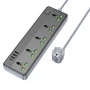 Мережевий подовжувач BOROFONE BAC4A Lord 5 position socket, Black