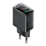 Мережевий зарядний пристрій ACEFAST A98 GaN PD30W 3A, Black