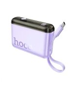 Портативна батарея Power Bank HOCO J139 Hero 22.5W + PD20W cable Type-C 10000mAh, Purple