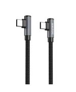 Data Кабель BOROFONE BU50 elbow magnetic 60W Type-C to Type-C 1m, Black