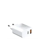 Мережевий зарядний пристрій WUW C172 PD20W / QC3.0 18W, White