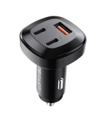 Автомобильное зарядное устройство ACEFAST B3 66W three-port metal car charger, Black