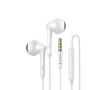 Провідні навушники Проводные наушники UGREEN EP101 Wired Earphones with 3.5mm Plug 1.2m, White