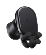Автомобільний тримач для телефона Baseus Stable Gravitational Wireless Charging Car Mount Pro 15W, Black