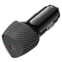 Автомобільне зарядне пристрій BOROFONE BZ31B Solid single-port PD30W 3A car charger, Black