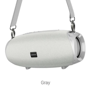 Портативна Bluetooth колонка BOROFONE BR12 1200 mAh, Grey