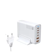 Сетевое зарядное устройство WUW-C214 Gan PD200W / QC3.0 3A, White