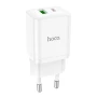 Мережевий зарядний пристрій HOCO N28 PD20W / QC3.0 cable Type-C to Lightning White