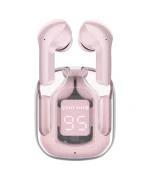 Bluetooth наушники - гарнитура ACEFAST T6 True wireless stereo headset 500 mAh, Pink Lotus