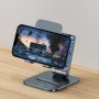 Тримач для мобільного Baseus Desktop Biaxial Foldable Metal Stand, Grey