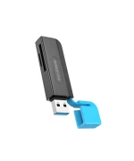 Кардридер BOROFONE DH9 Wisdom 2-in-1 USB 3.0, Black-Blue