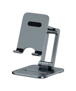Тримач для мобільного Baseus Desktop Biaxial Foldable Metal Stand, Grey