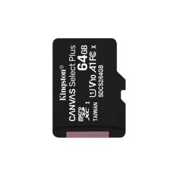 Карта пам'яті microSDXC Kingston Canvas Select Plus 64Gb class 10