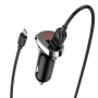 Автомобильное зарядное устройство BOROFONE BZ15 2.4A, Black