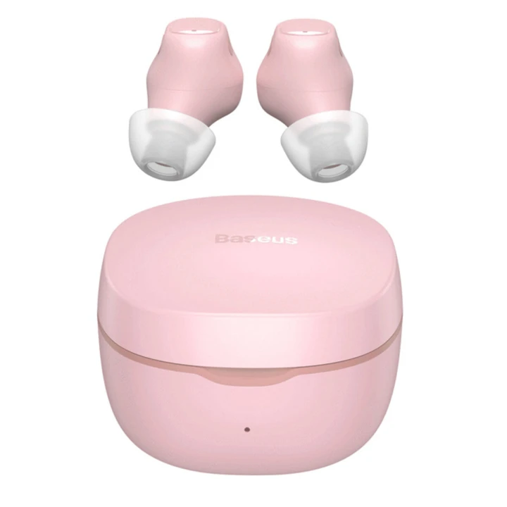 Bluetooth навушники-гарнітура Baseus Encok True Wireless Earphones WM01, Pink