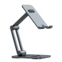 Тримач для мобільного Baseus Desktop Biaxial Foldable Metal Stand, Grey