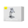 Тримач для мобільного Baseus Desktop Biaxial Foldable Metal Stand, Grey