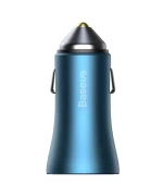 Автомобильное зарядное устройство Baseus Golden Contactor Pro Dual Fast Charger Car Charger C / C 40W, Blue