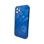 Чехол - накладка AG Glass Gradient LV Frame для iPhone 13