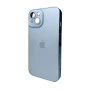Чохол - накладка AG Glass Sapphire Frame MagSafe для iPhone 14 applegold