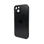 Чохол - накладка AG Glass Matt Frame Color Logo для iPhone 15 applepearlywhite