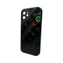 Чехол - накладка AG Glass Gradient LV Frame для iPhone 13
