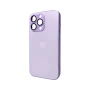 Чехол - накладка AG Glass Matt Frame Color Logo для iPhone 12 Pro Max applemaxtitaniumgrey