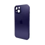 Чохол - накладка AG Glass Matt Frame Color Logo для iPhone 15 applepearlywhite