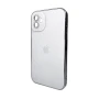 Чехол - накладка AG Glass Sapphire Frame MagSafe для iPhone 11 appleiphone11gold