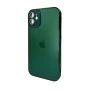 Чохол - накладка AG Glass Sapphire Frame MagSafe для iPhone 12 appleseablue
