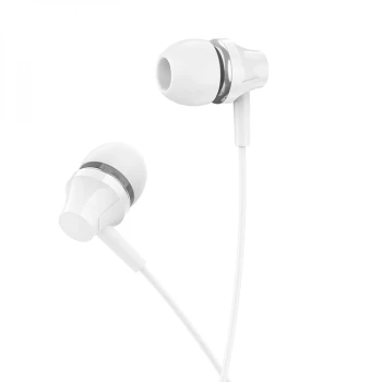 Вакуумные наушники Borofone BM74 Mini-Jack 3.5мм, White