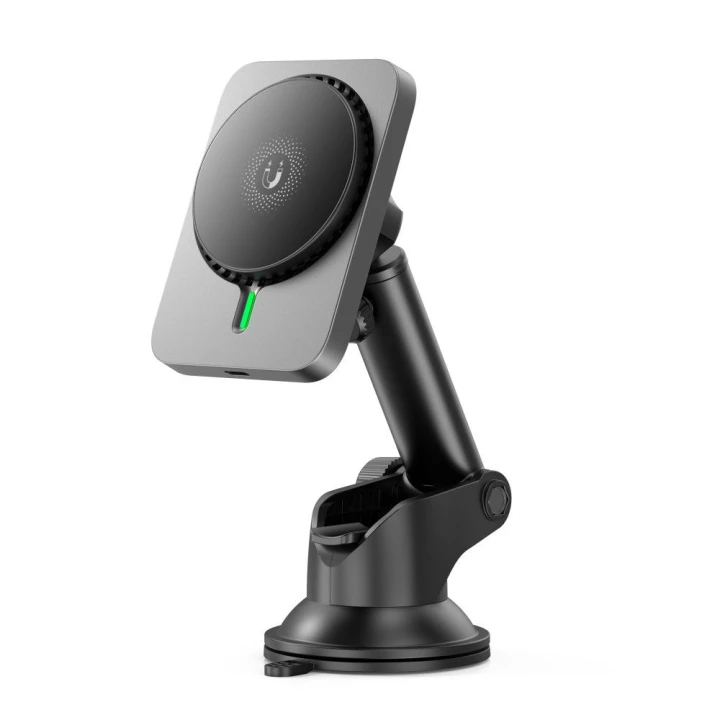 Автомобільний Тримач XO CX018 Magnetic Wireless 15W, Black