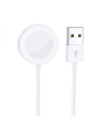 Беспроводное Зарядное Устройство Borofone BQ13 (iWatch 1-8, SE / SE2 / Ultra) 1А, White