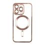Чохол накладка TPU Metallic Full Camera with Magsafe Apple iPhone 14 Pro silver