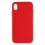Чехол-накладка Leather Gold with Frame without Logo для Apple iPhone XR white