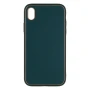 Чехол-накладка Leather Gold with Frame without Logo для Apple iPhone XR white