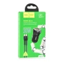 Автомобильное Зарядное Устройство Hoco NZ5 Smooth Road Type-C PD 30W USB QC3.0, Black