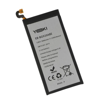 Аккумулятор Yoki EB-BG920ABE для Samsung Galaxy S6 3000mAh
