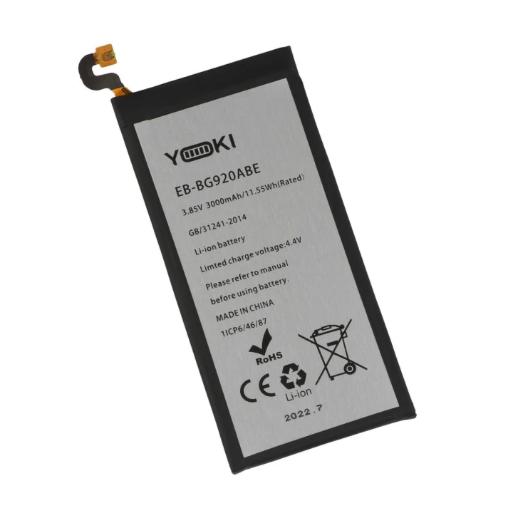 Аккумулятор Yoki EB-BG920ABE для Samsung Galaxy S6 3000mAh