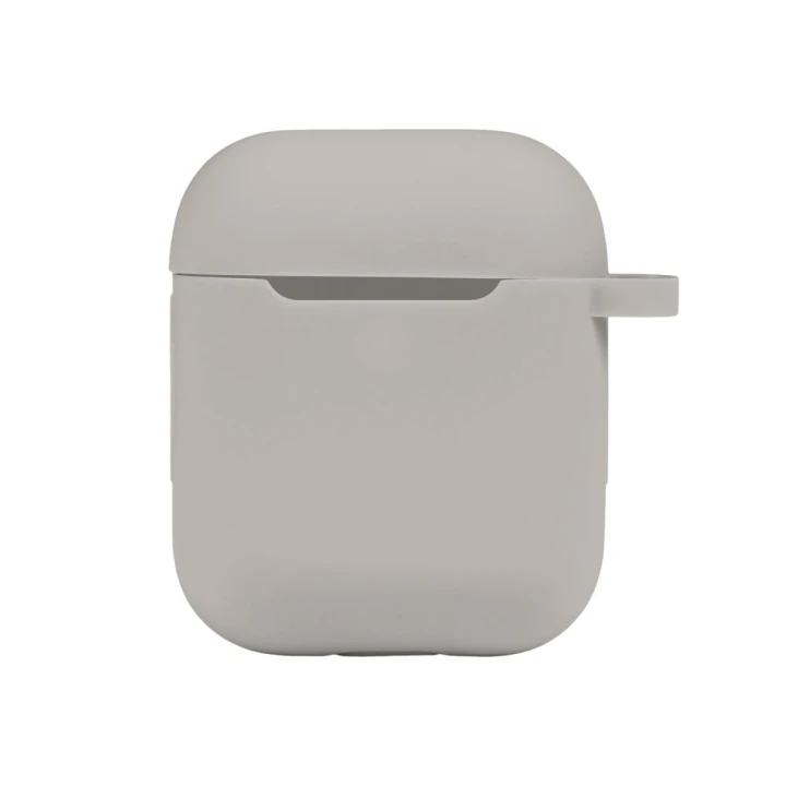 Чохол Silicone Case with hook для Airpods 1 / 2, Stone