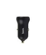Автомобильное Зарядное Устройство Hoco NZ5 Smooth Road Type-C PD 30W USB QC3.0, Black