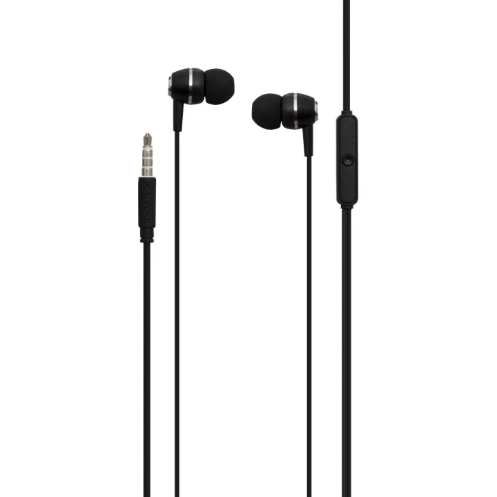 Проводные вакуумные наушники Borofone BM36 Acura, Black