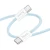 Data-кабель Hoco X104 Source 60W 3A Type-C to Type-C 2m, Blue